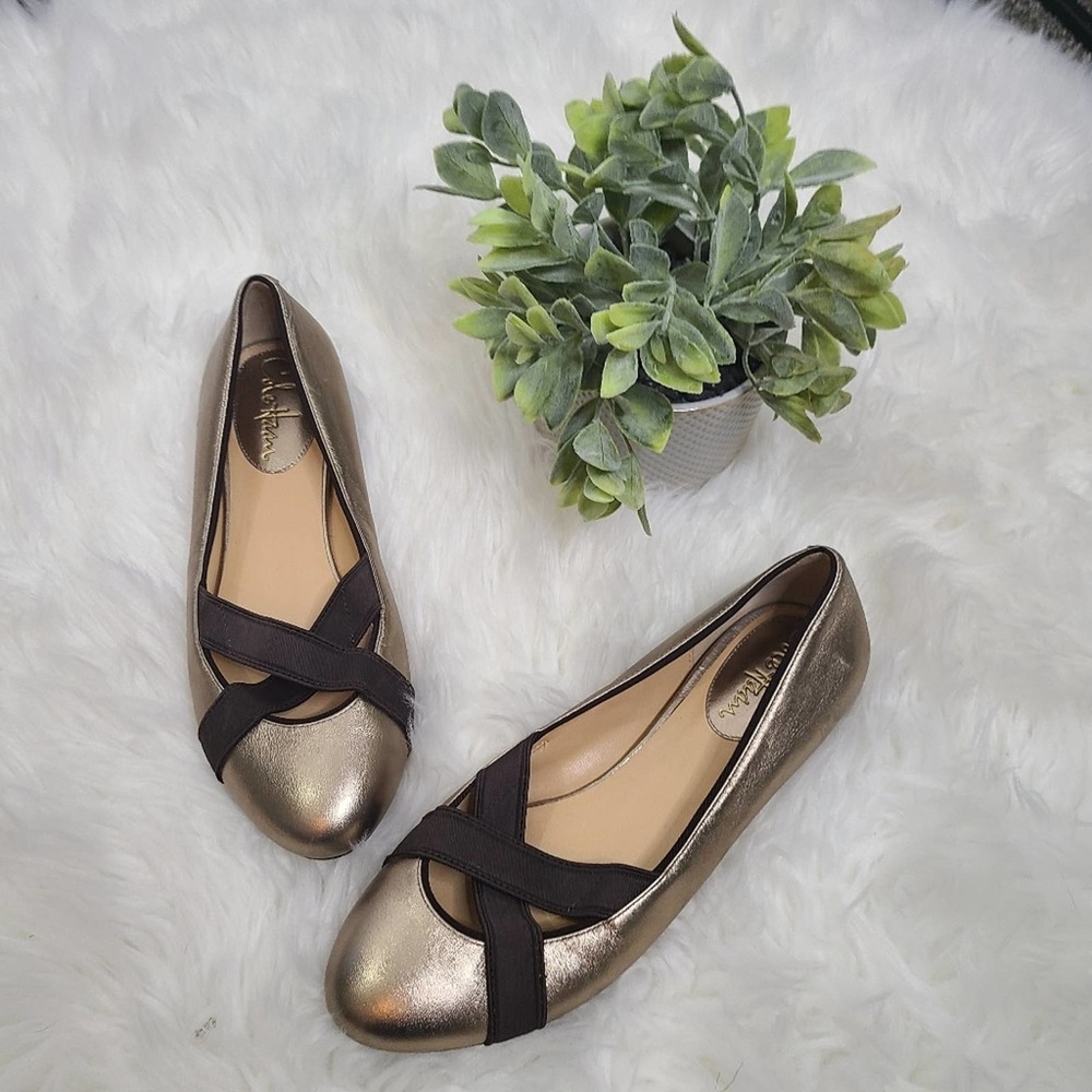 Cole Haan Bronze Nike Air Lyric Ballet Flats Size 7